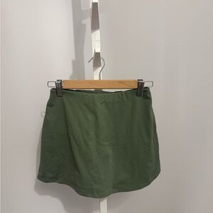 Green Mini Skirt